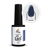 Esmalte Em Gel Azul Marinho Cor: 16 Led/uv Psiu 10ml