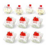 Keycap Cherry Mx Switches (10 Unidades, Red, 3 Pin)