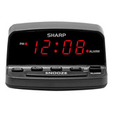 Reloj Despertador Digital Sharp Con Controles Estilo Teclado