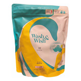 Detergente En Capsulas 32 Wash & Wish Original Corea Del Sur