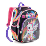 Mochila Escolar Infantil Unicórnio Bolsa Menina - Denlex