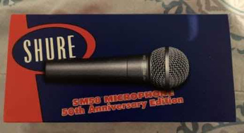 Micrófono Shure Sm58 (50 Aniversario - Original)