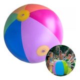 Pelota Inflable Con Rociador De Agua Niños Verano Piscina