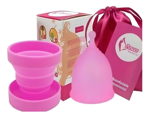 Set Copita Menstrual Anner Care + Vasito Esterilizador.