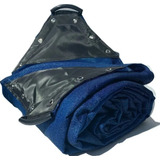 Malla Sombra 4x4 Azul Costura Reforzada Hojillos Y Jaladeras