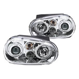 Faros Volkswagen Golf Gti Mk4 De Proyector Halo 1999 A 2006