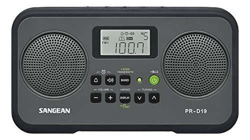 Radio Portátil Fm/am Digital Tuning Protector (gris/negro)