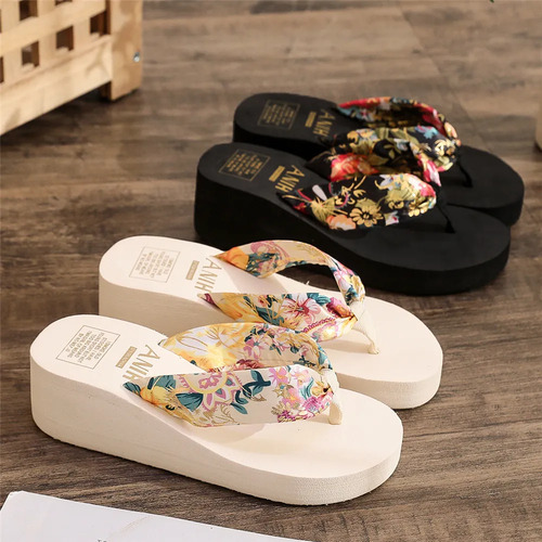 Zapatos Dama Plataforma Casual Sandalias De Cuña Mujer