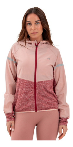 Campera Rompeviento Deportiva Mujer Combinada I Run