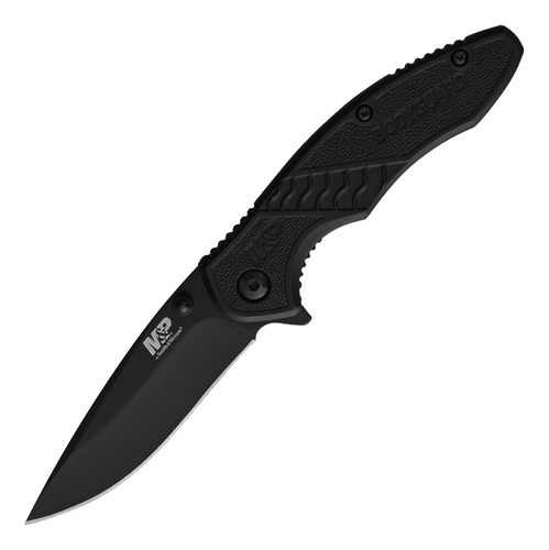 Navaja Smith & Wesson Bodyguard Linerlock Acero Sw1085890 Color Negro