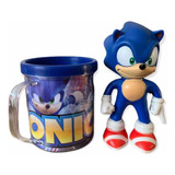 Kit Conjunto Caneca + Boneco Articulado Personagens