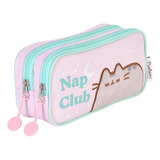 Lapicera Gato Pusheen The Cat Siesta Nap Club Rosa Kawaii Color Rosa Claro