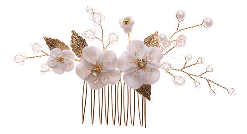 Diademas Para Novias, Peineta Con Forma De Flor, Accesorios