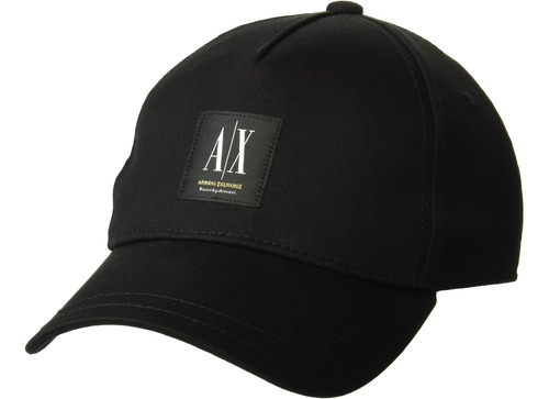 A|x Armani Exchange Basics By Armani Hat, Negro, Talla Única