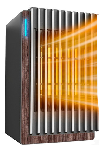 Calentador Ventilador Ambiente Eléctrico 2 En 1 Portátil 