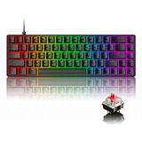 Teclado Mecánico Juegos 18 Chroma Rgb Retroiluminado 60% Por