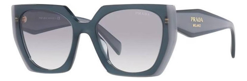 Prada Spr 15w 07q-409 Rectangle Shape Gris Degradado