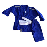 Kimono Judogui Infantil Reforçado Azul Judo Jiujitsu