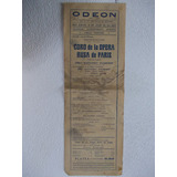 Programa Odeon Bs. As. Coro Opera Rusa De Paris 1941 (r1/2)