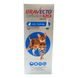 Antipulgas Bravecto Plus Gatos 2,8 A 6,25 Kg Transdermal