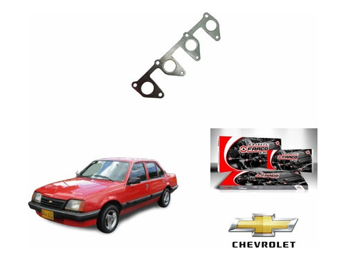 Empacadura Multiple De Escape Chevrolet Monza Motor 110 4l Foto 3