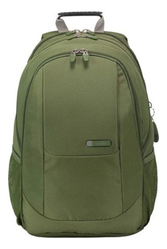 Morral Porta Pc Krimmler Color Verde V6r Diseño De La Tela Liso