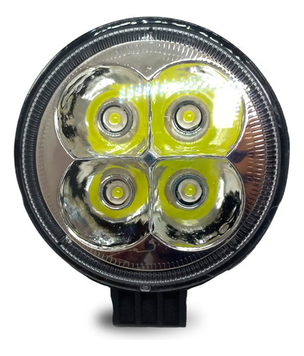 Faro Auxiliar Redondo 4 Led 12w Off Road F8 