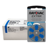 60 X Pilas Audifono Rayovac 675 Pr44 Extra Advanced 