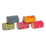 Alhajero Caja Organizadora De Bambu Multicolor P/accesorios