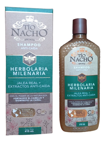Shampoo Tío Nacho Herbolaria Milenaria Jalea Real+anti Caida
