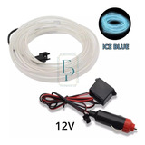 Fita Neon Fibra Ótica /aba 5m El Wire 12v P/ Cigarrete 12v