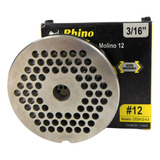 Cedazo Rhino Original P/molino De Carne 12 3/16  Sanke