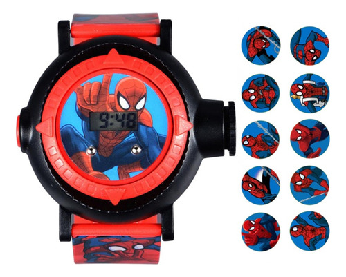 Reloj Inteligente Deportivo Marvel Spiderman Watch Digital