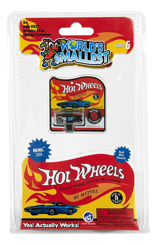 Mini Figura Worlds Smallest Hot Wheels Serie 6 Mid Mill 2009