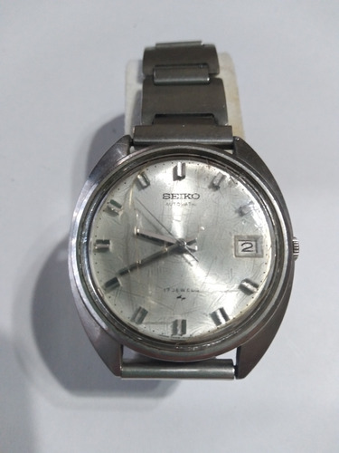Reloj Seiko De Hombre Automatic 17 Jewels Plateado 7005 8030