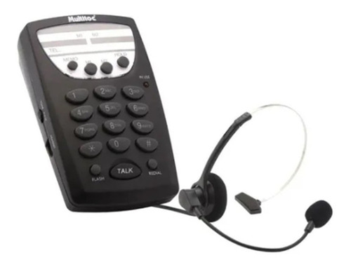 Telefone Headset Telemarketing Multitoc Fone Excelente