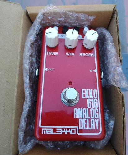 Pedal Malekko Ekko 616 Analogic Delay No Carbón Copy Line 6