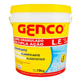 Cloro Granulado Multipla Ação 3 Em 1 10kg - Genco 