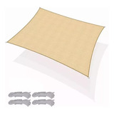 Protección Solar Piscina Jardín Lona Oxford - 3x2m Beige