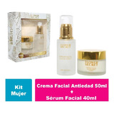 Pack Crema Facial Antiedad + Serum Acido Hialuronico - Mujer