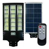 Lámpara Led Solar 600w Luminaria Suburbana Alumbrado Público