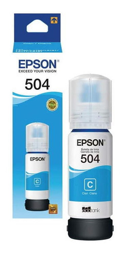 Tinta Para Impresora Epson 504 | L4150 L4160 L6161 Cyan