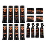 Kit Haskell Encorpa Cabelo 4 Sh + 4 Cond + 4 Másc + 4 Fluido