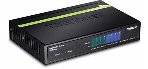  Tpe Tg44g - Conmutador Poe+ De 8 Puertos Gigabit Greennet, 