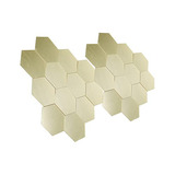 Pegatinas De Pared Forma De Espejo Sin Vidrio 3d Hexago...