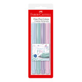 Caneta Faber-castell Fine Pen Colors Pastel C/4