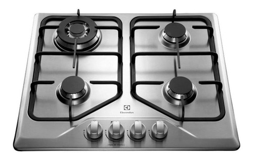 Cooktop 4 Bocas À Gás Electrolux Gt60x Bivolt Inox