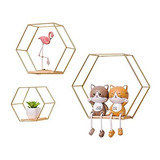 Morobor Estantes Hexagonales Flotantes Montados En La Pared,