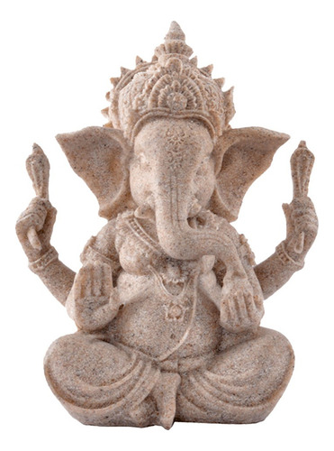 . Buda Sentado De Ganesh El 10x9x13cm .