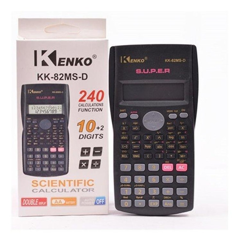 Calculadora Científica Kenko Kk-82ms-d 240 Funciones